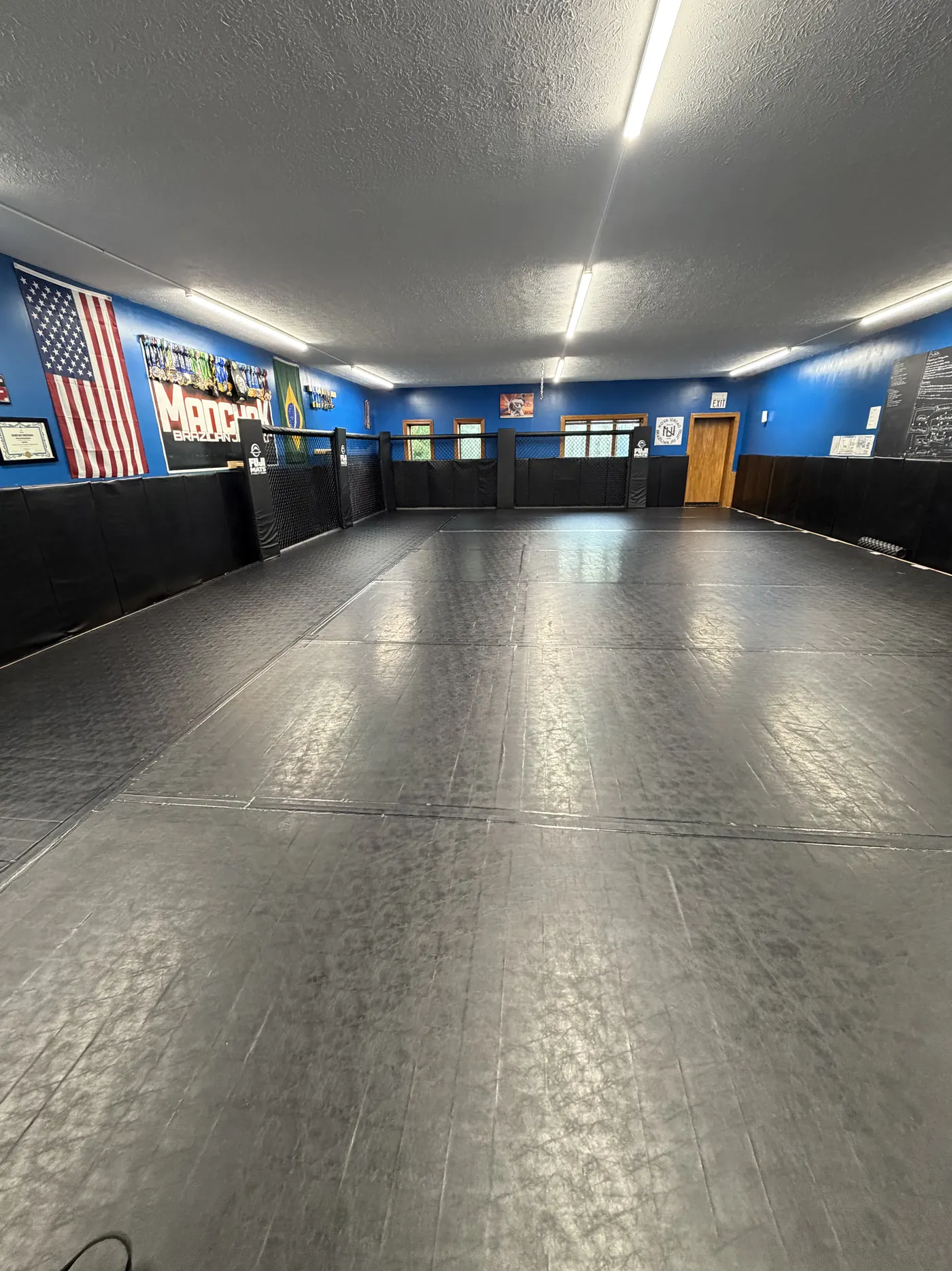 The mat room at Legacy Gym, home of Manchak BJJ